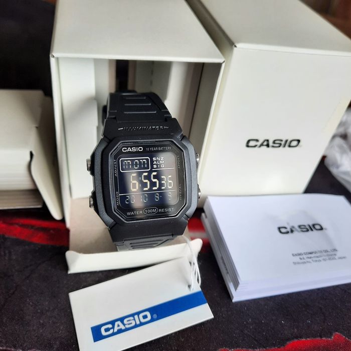 Casio W800H 10 ani bateria