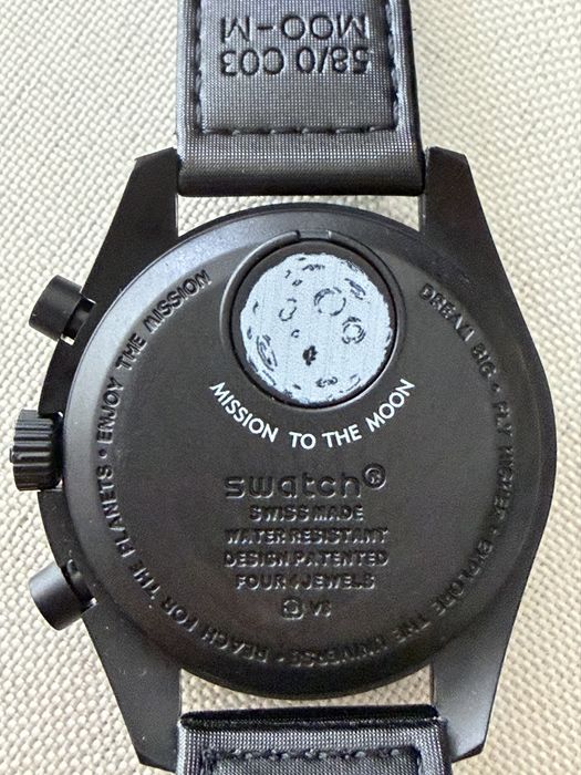 Omega x Swatch Mission To The Moonphase Black Snoopy