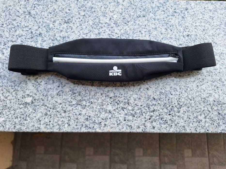 Неопренова чантичка за кръст с Led светлина, 27х5 см, черна