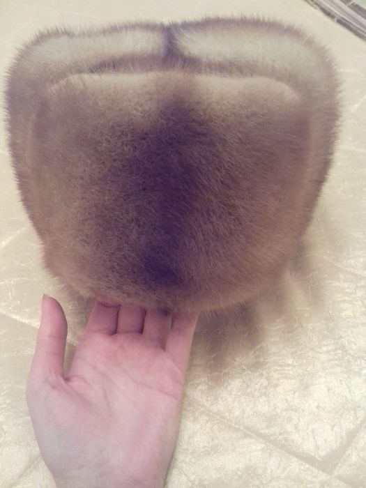 Шапка натуральная норка