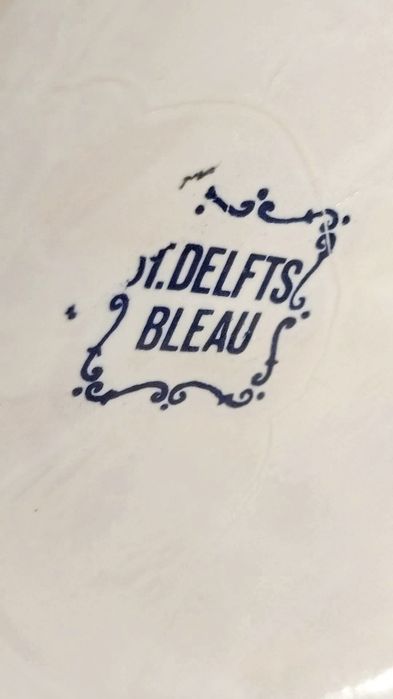 Съд с капак Делфтска керамика