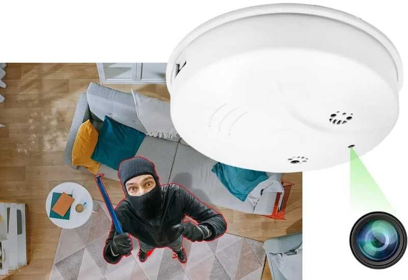 Скрита камера в детектор за дим Wi-Fi- наблюдение на живо