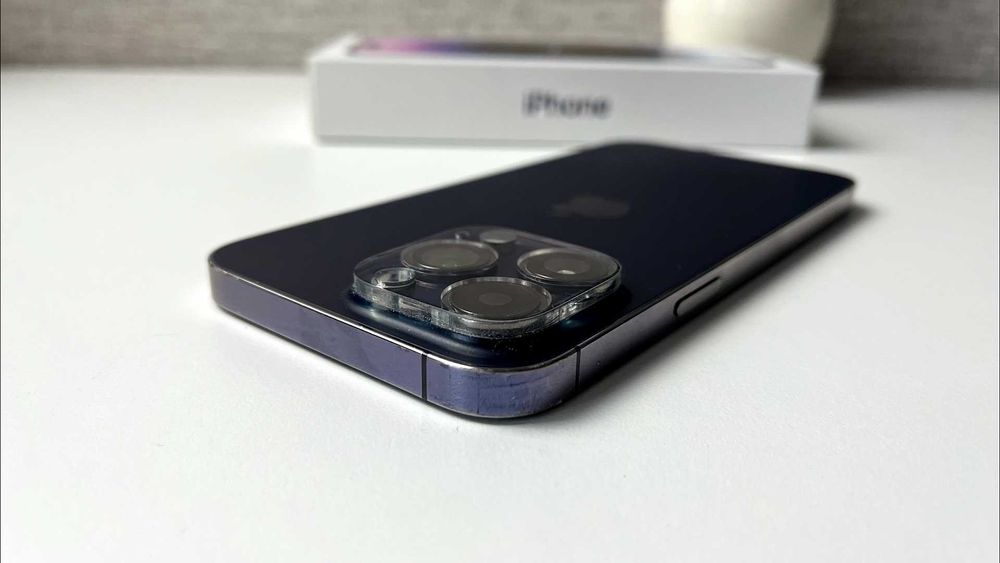 iPhone 14 Pro Max Deep Purple 128 Gb stare buna la cutie