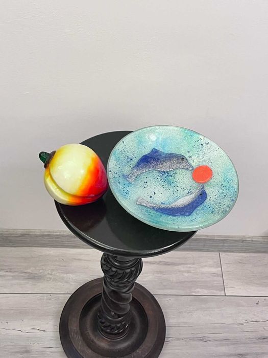 Set bibelou si platou vechi cristal de MURANO bibelouri ieftine marcat