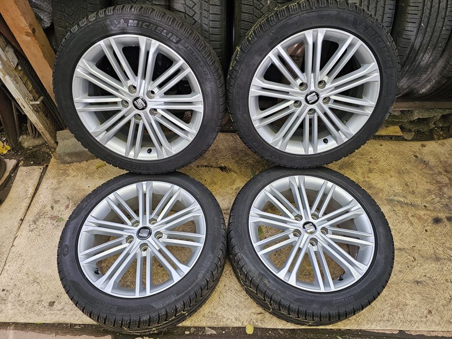 Jante aliaj 17" Skoda Octavia/Seat/Volkswagen anvelope iarna 225 45 17