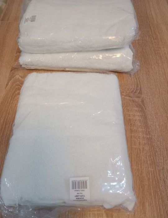 Белые полотенца хлопок