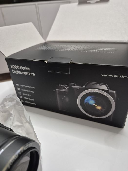 Промо Цена!NBD 64MP.   5K .цифров фотоапарат с автофокус, WiFi и управление чрез приложение,
