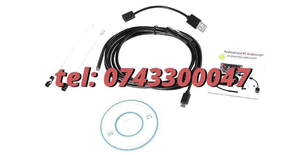 Camera Tip Endoscop 55mm 2m Pentru Android
