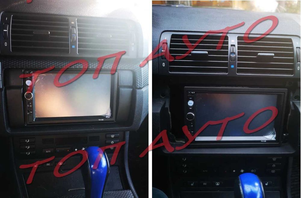 Рамка е46 Панел 2 Din 7 инча BMW Serie 3