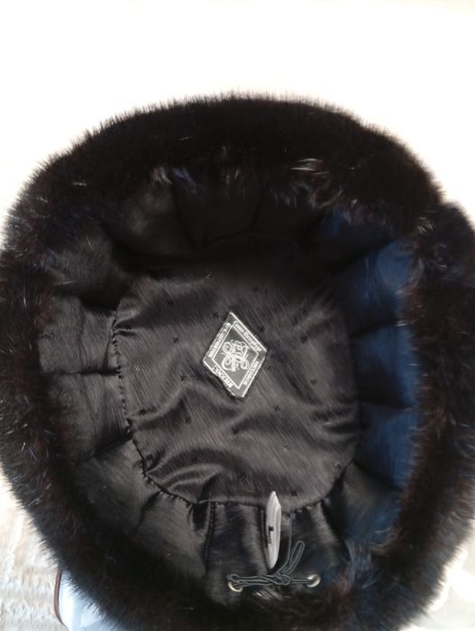 Норковая шапка мужская