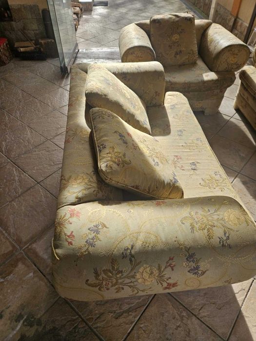 Комплект мека мебел – 3-ка, 2-ка и фотьойл.