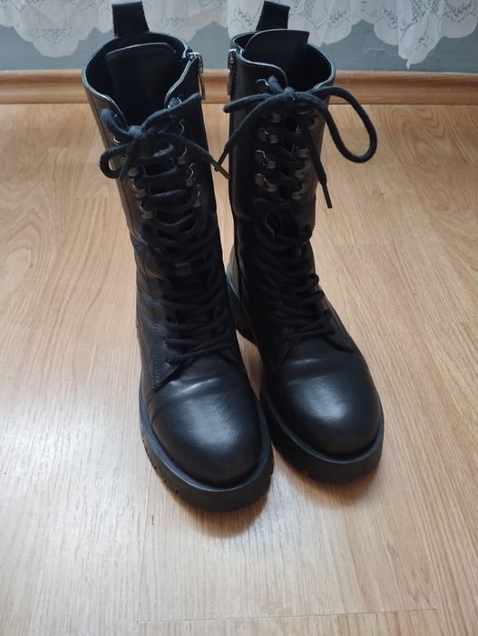 Дамски боти -естествена кожа