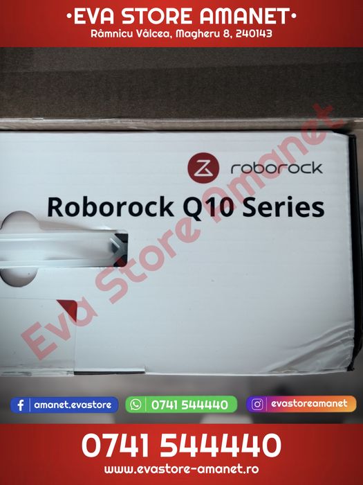 Aspirator Robot Roborock Q10 PF Black – 10.000 Pa – Functie mop - Nou, Sigilat