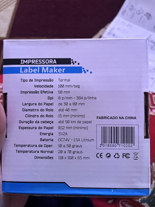 протативный блютуз принтер