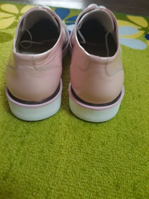 Pantofi de lac Mellow Yellow 40, roz poudree, ca noi, brand