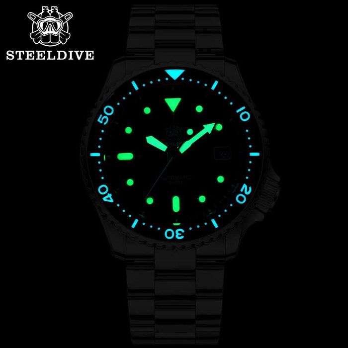 Steeldive SD1996 Diver Automatic Seiko skx 007 NH35 41 mm