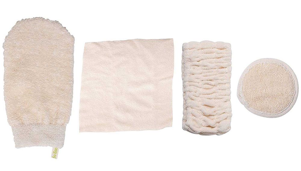 Set So Eco de 4 articole pentru demachiere, peeling si curatare