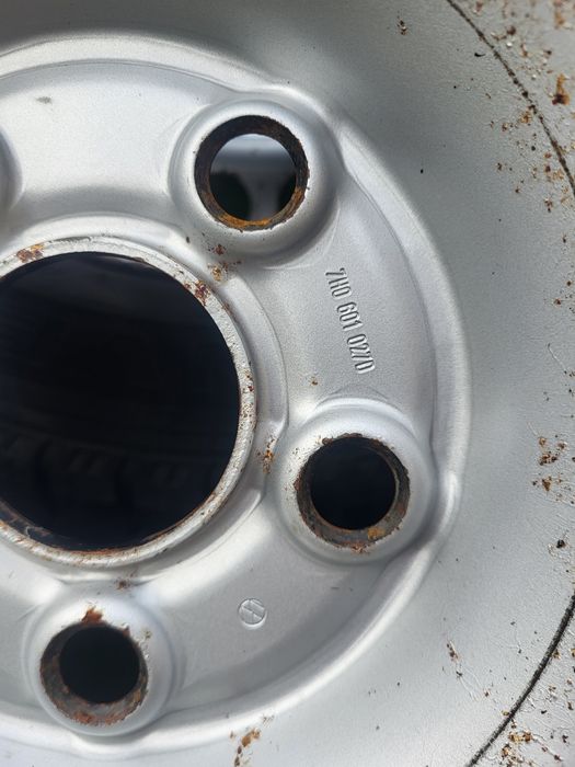 2 бр 16 5x120 Vw Transporter T5 T6 Multivan 5х120 метална джанта джант