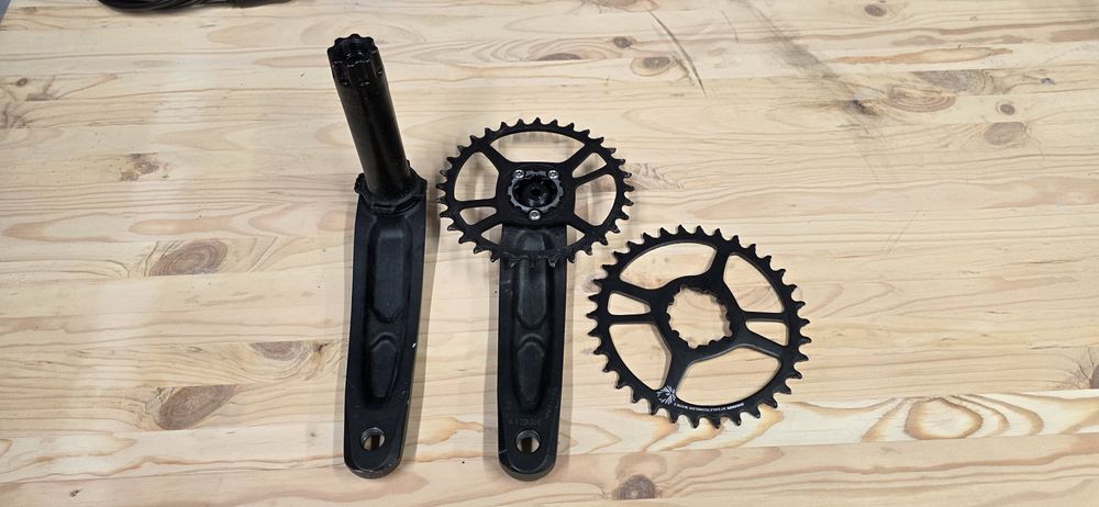 Pedalier / Angrenaj SRAM Stylo DUB 170mm foaie 32T 34T Eagle