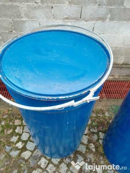 butoi din tabla cu capac , alimentar pentru cereale ,graunte