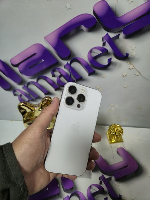 iPhone 16 PRO White.5G 128GB Baterie Originală:91%.Preṭ fix!