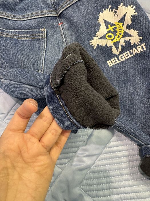 Джинсы утепленные 90 см