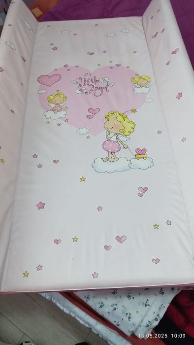 Повивалник в комплект с нов  обиколник, с етикет и хигиенен комплект