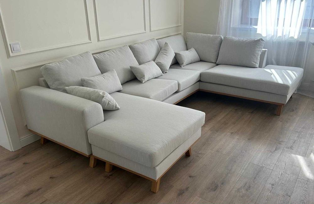 Colțar gri –  nou – 4.900 lei- forma de U