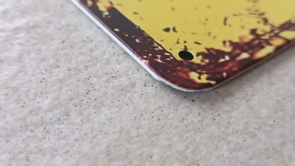 метална ретро табела знак колоездене МТВ велосипед колело велосипедист