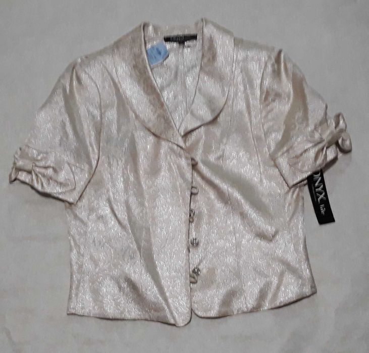 Sacou auriu  ocazie ONYX Nite by wendye chaitin USA marimea L