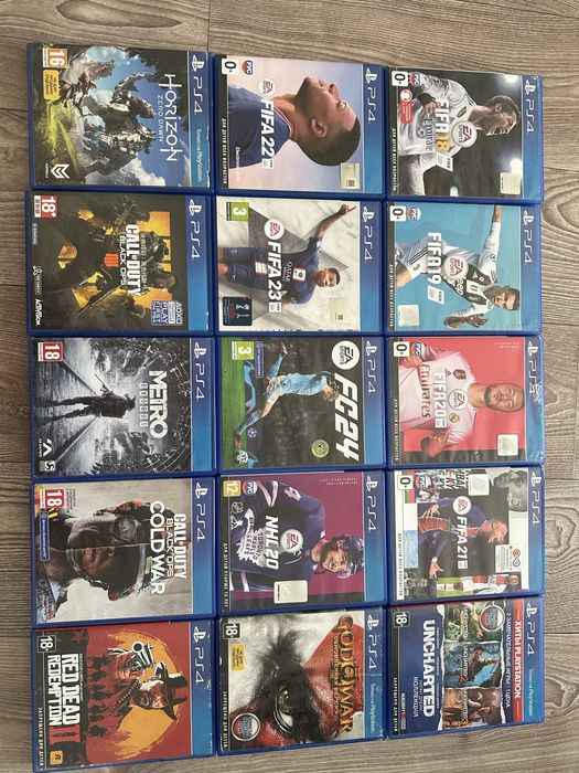 Игровые диски на PS 4