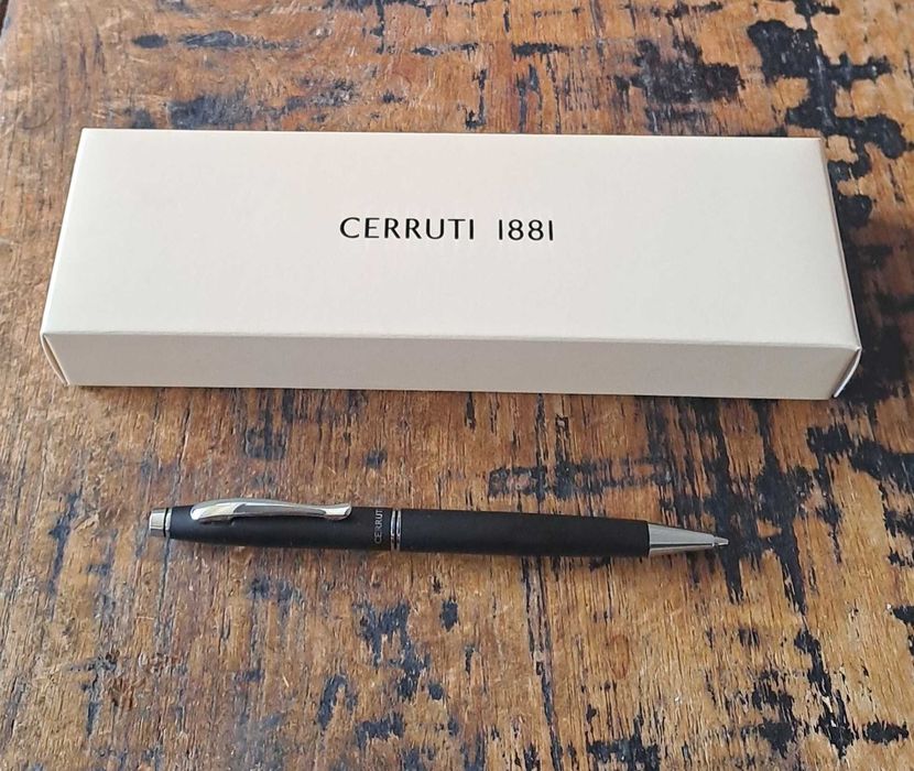 химикалка Cerruti 1881 Черути Oxford черен мат метална