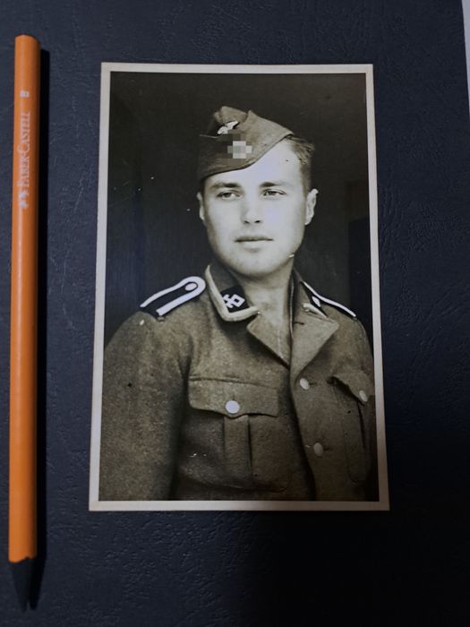 Foto portrait militar german SS - Gebirgs Division