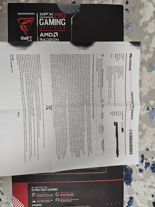 AMD Radeon RX 9060XT 16Gb Sigilata/Garantie