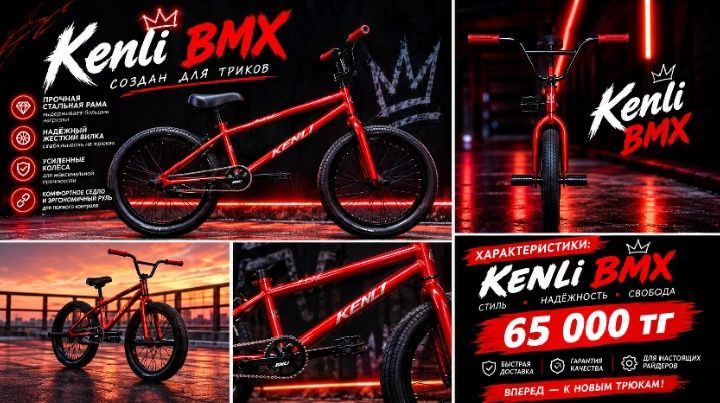 Kenli Bmx  в хорошем состоянии