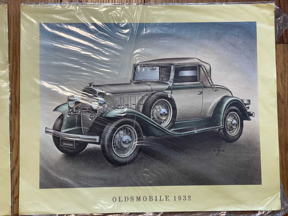 Комплект картини ретро автомобили