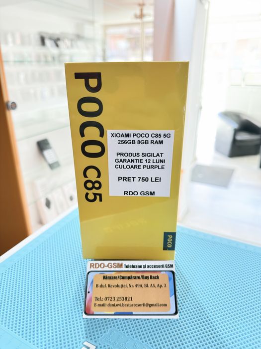 Xiaomi Poco C85 5G 256gb Dual Sim/Sigilat/Garantie