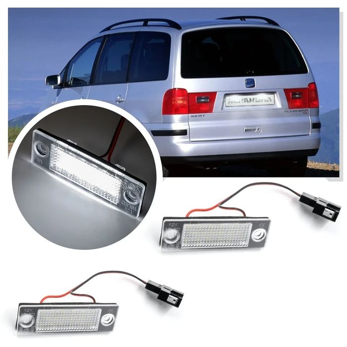 Becuri lampi led numar Vw Sharan Seat Alhambra Ford Galaxy Octavia
