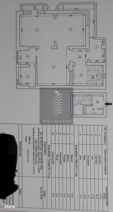 Apartament 2 camere de vânzare – Centru | Vilă | 91,4 mp — fotografia 1