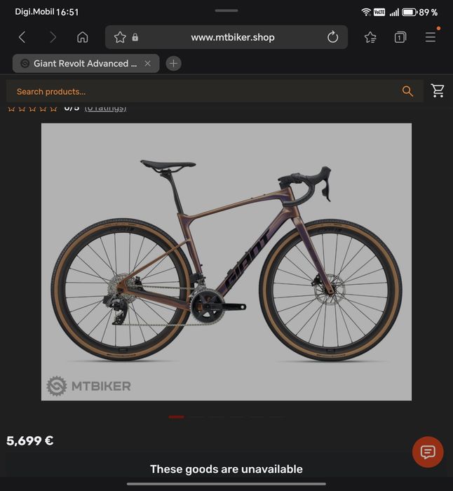 Bicicleta  Gravel  Full  Carbon  GIANT  REVOLT  ADVANCED  1  PRO  !! 2025  ! 2 x 12 Axs