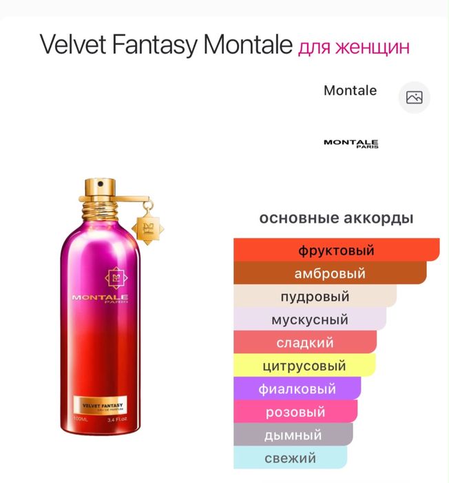 Продам парфюм Montale