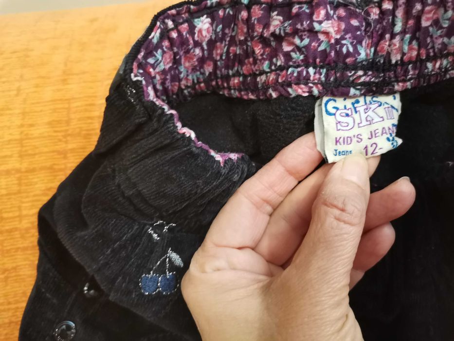 Джинси черни ватирани