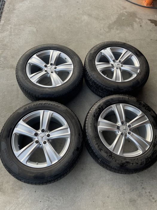 Roti / Jante Mercedes 5x112 R18 235/60R18 Pirelli M+S