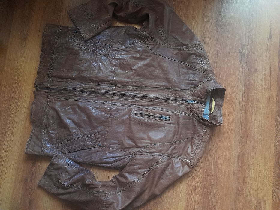 CAMEL ACTIVE мъжко кожено яке L размер.