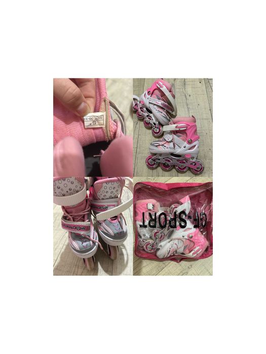 продаю коньки роликовые на девочку раздвижные.