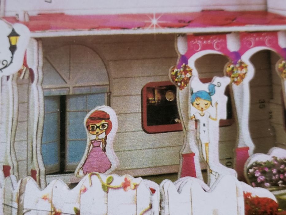 3D puzzle. Конструктор для девочек.