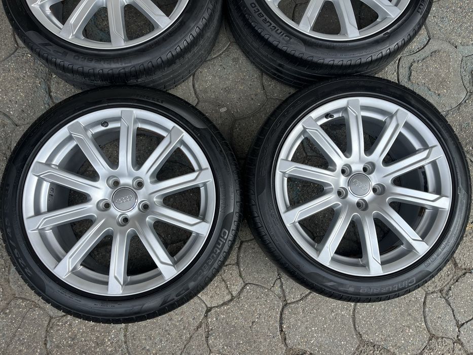 Jante aliaj 5x112mm, anvelope vara 225/45 R18, Audi A3, A4 B7, B8, B9, A6