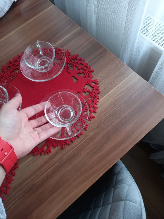 Set de cești din sticla termorezistenta ( yena)