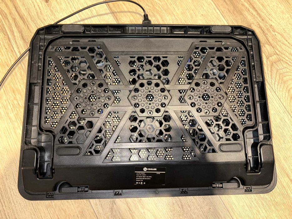 Cooler laptop, 6 ventilatoare, Dual USB