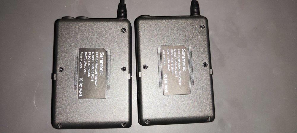 Микрофон Saramonic UwMic15 RX15 + TX15 (приемник и предавател)